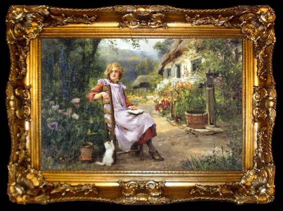 framed  Henry John Yeend King In the Garden, ta009-2